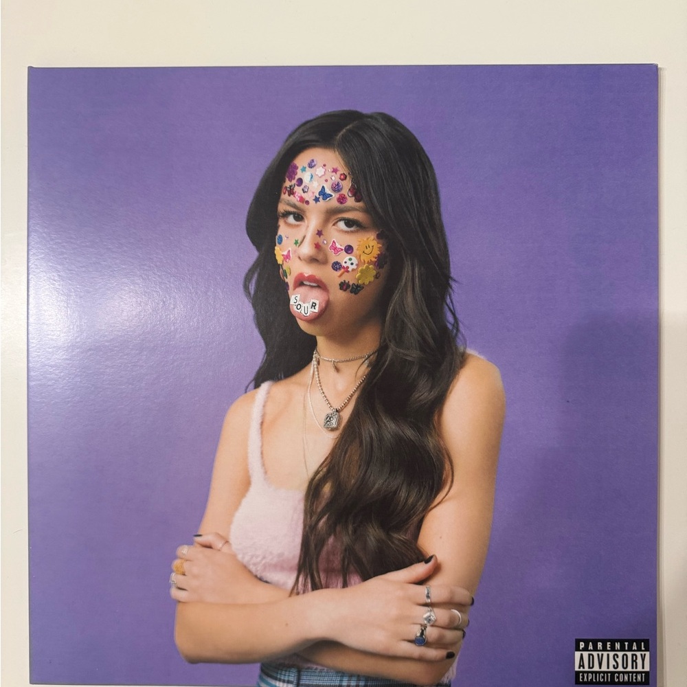 Olivia Rodrigo Sour Crystal Clear limited edition vinyl